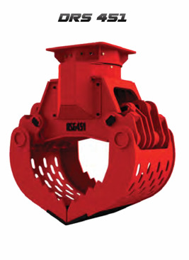 DEMOQ DRS451 Hydraulic Polyp -grab 800 kg - Грейфер для Строительной техники: фото 1