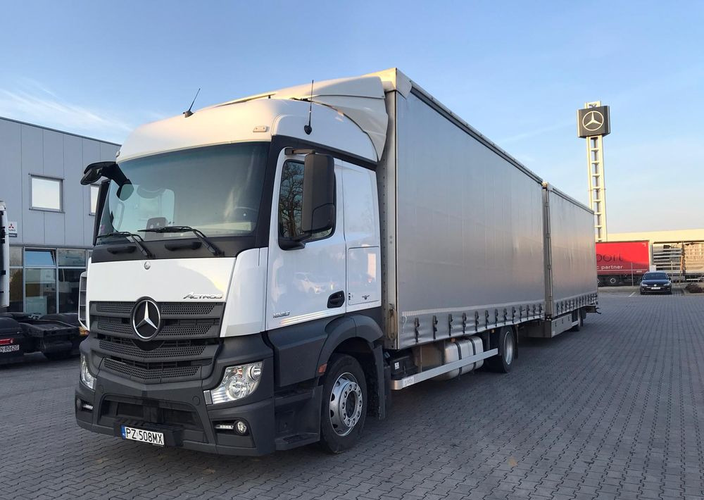 Mercedes-Benz Actros 1830 LnR - Тентованный грузовик: фото 1 Mercedes-Benz Actros 1830 LnR - Тентованный грузовик: фото 1