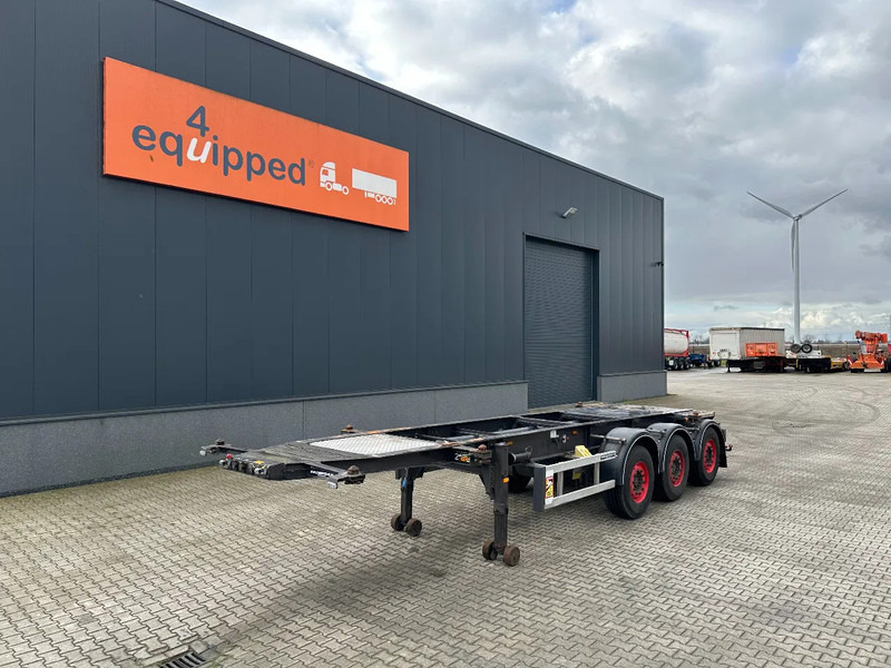 Burg 20FT/3-axles, 3.400kg, SAF INTRADISC, ADR, 2x LIFTAXLE, NL, APK/ADR: 09/2025 - Полуприцеп-контейнеровоз/ Сменный кузов: фото 1 Burg 20FT/3-axles, 3.400kg, SAF INTRADISC, ADR, 2x LIFTAXLE, NL, APK/ADR: 09/2025 - Полуприцеп-контейнеровоз/ Сменный кузов: фото 1