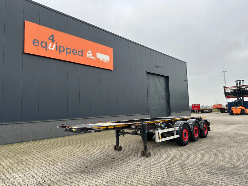 Burg 20FT ADR (EX/II, EX/III, FL, AT) Chassis, Empty weight : 3.690kg, SAF INTRADISC, 2x Liftaxle, NL-chassis, APK/ADR: 04-2025 - Полуприцеп-контейнеровоз/ Сменный кузов: фото 1 Burg 20FT ADR (EX/II, EX/III, FL, AT) Chassis, Empty weight : 3.690kg, SAF INTRADISC, 2x Liftaxle, NL-chassis, APK/ADR: 04-2025 - Полуприцеп-контейнеровоз/ Сменный кузов: фото 1