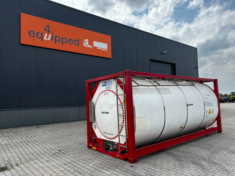 CIMC 20FT ISO, 25.100L/1-COMP/3 BAFFELS/4 manholes, ADR valid until 02/2025 - Резервуар для хранения: фото 1 CIMC 20FT ISO, 25.100L/1-COMP/3 BAFFELS/4 manholes, ADR valid until 02/2025 - Резервуар для хранения: фото 1