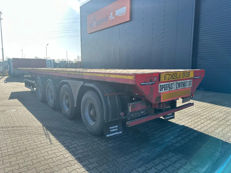 MOL 62 tons Ballast trailer, 4 axles, 2 steering axles, Belgium- trailer, 70% tyres - Полуприцеп бортовой/ Платформа: фото 2 MOL 62 tons Ballast trailer, 4 axles, 2 steering axles, Belgium- trailer, 70% tyres - Полуприцеп бортовой/ Платформа: фото 2