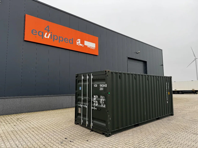 Onbekend TOP 20FT DV 8'6" containers ONE-WAY, 3x available, darkgreen - Морской контейнер: фото 1 Onbekend TOP 20FT DV 8'6" containers ONE-WAY, 3x available, darkgreen - Морской контейнер: фото 1