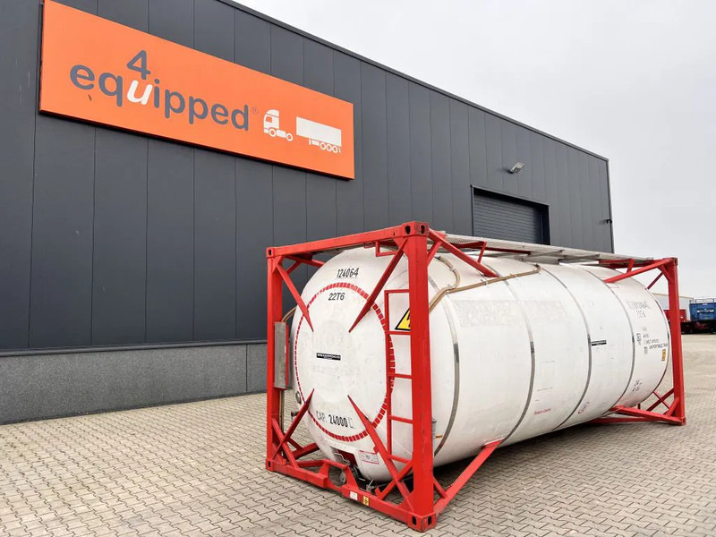 UBH 23.989L/1-comp, 20FT ISO, UN PORTABLE T11, L4BN, valid 5Y/CSC-inspection: 01/2026 - Резервуар для хранения: фото 1 UBH 23.989L/1-comp, 20FT ISO, UN PORTABLE T11, L4BN, valid 5Y/CSC-inspection: 01/2026 - Резервуар для хранения: фото 1