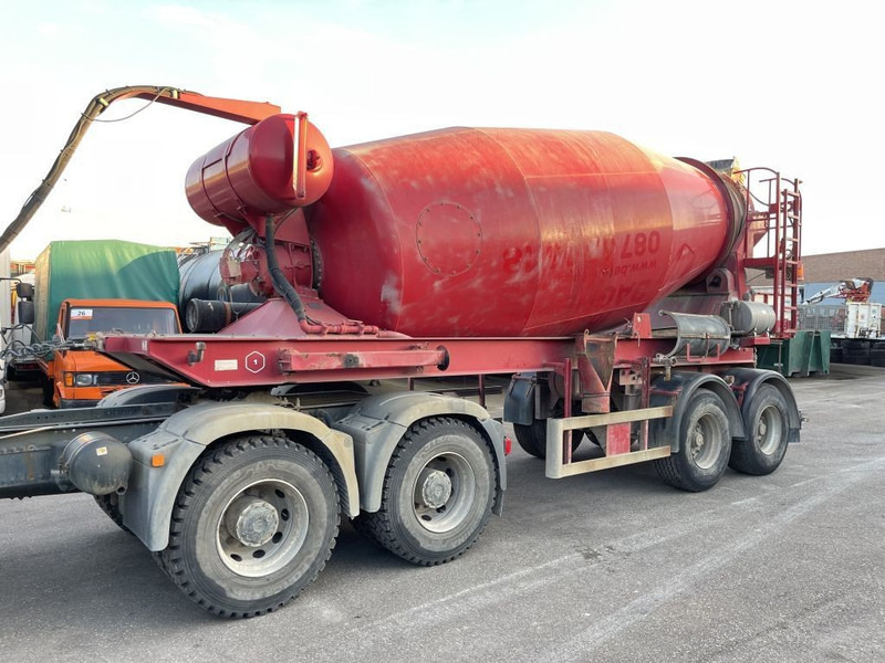 Hoenkhaus 12m3 CONCRETE MIXER 2 Axles SAF - AIR SUSP. - DRUM BRAKES - BE TRAILER - Полуприцеп бетоносмеситель: фото 1