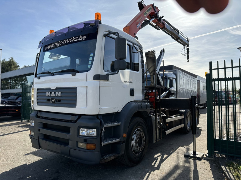 MAN TGA 33.360 6x4 HAAKSYSTEEM + KRAAN PALFINGER PK 15002 - MANUEEL - BLADVERIGN - NAAFREDUCTIE - BE TRUCK - Крюковой мультилифт, Автоманипулятор: фото 3 MAN TGA 33.360 6x4 HAAKSYSTEEM + KRAAN PALFINGER PK 15002 - MANUEEL - BLADVERIGN - NAAFREDUCTIE - BE TRUCK - Крюковой мультилифт, Автоманипулятор: фото 3