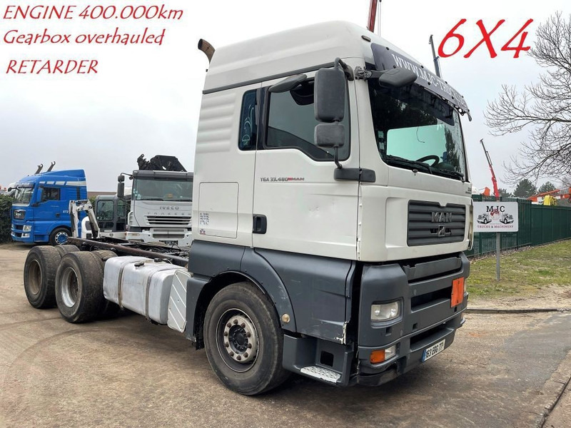 MAN TGA 33.480 6x4 MANUAL GEARBOX ZF - RETARDER - 13T AXLES - EURO 4 D26 - AIR SUSPENSION - A/C - SLEEPERCAB - FR TRUCK - Грузовик-шасси: фото 1 MAN TGA 33.480 6x4 MANUAL GEARBOX ZF - RETARDER - 13T AXLES - EURO 4 D26 - AIR SUSPENSION - A/C - SLEEPERCAB - FR TRUCK - Грузовик-шасси: фото 1