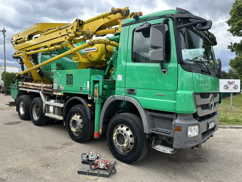 Mercedes-Benz ACTROS 3241 8x4 PUMI PM M 21-3 (21m) Putzmeister - *238.000km* / 1586H - EPS - BLADVERING / NAAFREDUCTIE - Автобетоносмеситель: фото 1
