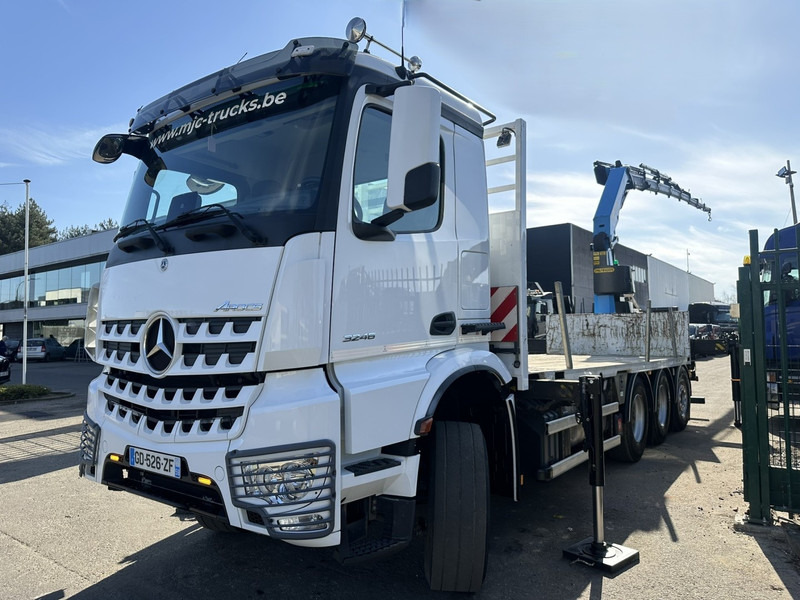 Mercedes-Benz AROCS 3246 8x4 TRIDEM + CRANE (25m!) PALFINGER PK 34002 G SH (8x) - *102.000km* - LIFT + STEERING AXLE - PLATFORM 6m65 + TWISTLOCKS - Грузовик бортовой/ Платформа, Автоманипулятор: фото 3 Mercedes-Benz AROCS 3246 8x4 TRIDEM + CRANE (25m!) PALFINGER PK 34002 G SH (8x) - *102.000km* - LIFT + STEERING AXLE - PLATFORM 6m65 + TWISTLOCKS - Грузовик бортовой/ Платформа, Автоманипулятор: фото 3