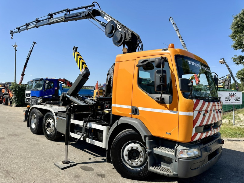 Renault PREMIUM 340 6x2 + CRANE HIAB 102-5 - 5/6 F - LIFT / STEERING AXLE - 221.000km - BE TRUCK - Крюковой мультилифт, Автоманипулятор: фото 1 Renault PREMIUM 340 6x2 + CRANE HIAB 102-5 - 5/6 F - LIFT / STEERING AXLE - 221.000km - BE TRUCK - Крюковой мультилифт, Автоманипулятор: фото 1