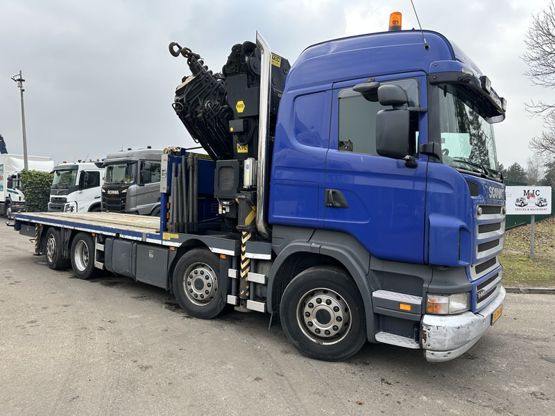 Scania R 440 B 8X2*6 + CRANE PK60002 G (8x hydr + 2x manual) + WINCH - RETARDER - LIFT + STEERING AXLE - NL TRUCK - Грузовик бортовой/ Платформа, Автоманипулятор: фото 1