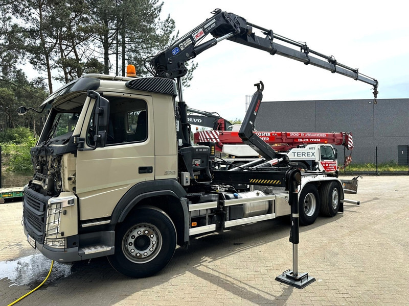 Volvo FM 370 6x2 HOOKLIFT 21T + CRANE HIAB 144 E-4 HIDUO - ENGINE / GEARBOX OK - CHASSIS OK - RUNNING + DRIVING - BE TRUCK - Крюковой мультилифт, Автоманипулятор: фото 2 Volvo FM 370 6x2 HOOKLIFT 21T + CRANE HIAB 144 E-4 HIDUO - ENGINE / GEARBOX OK - CHASSIS OK - RUNNING + DRIVING - BE TRUCK - Крюковой мультилифт, Автоманипулятор: фото 2