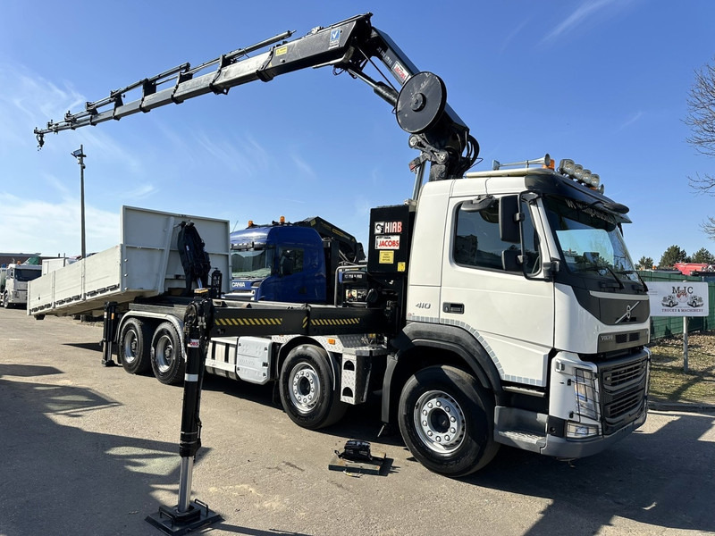Volvo FM 410 8x4 HOOKLIFT (SILO) + CRANE HIAB 288 E-8 HIPRO + ROTATOR + RADIO + CONTAINER (6m35) - BELGIAN TRUCK - Крюковой мультилифт, Автоманипулятор: фото 1 Volvo FM 410 8x4 HOOKLIFT (SILO) + CRANE HIAB 288 E-8 HIPRO + ROTATOR + RADIO + CONTAINER (6m35) - BELGIAN TRUCK - Крюковой мультилифт, Автоманипулятор: фото 1