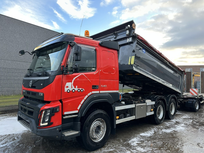 Volvo FMX 540 6x4 LIFT-AXLE TIPPER + TRACTOR - DOUBLE SYSTEM / WISSELSYSTEEM / DOUBLE PVA - RETARDER - HUB REDUCTION - BE TRUCK - Самосвал: фото 1