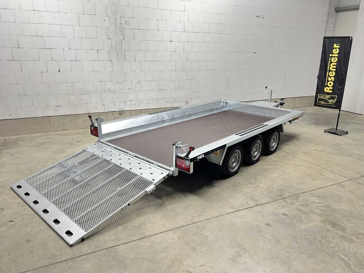 MARTZ BAU-3 400/3 S 3,5T Maschinentransporter - Прицеп: фото 1