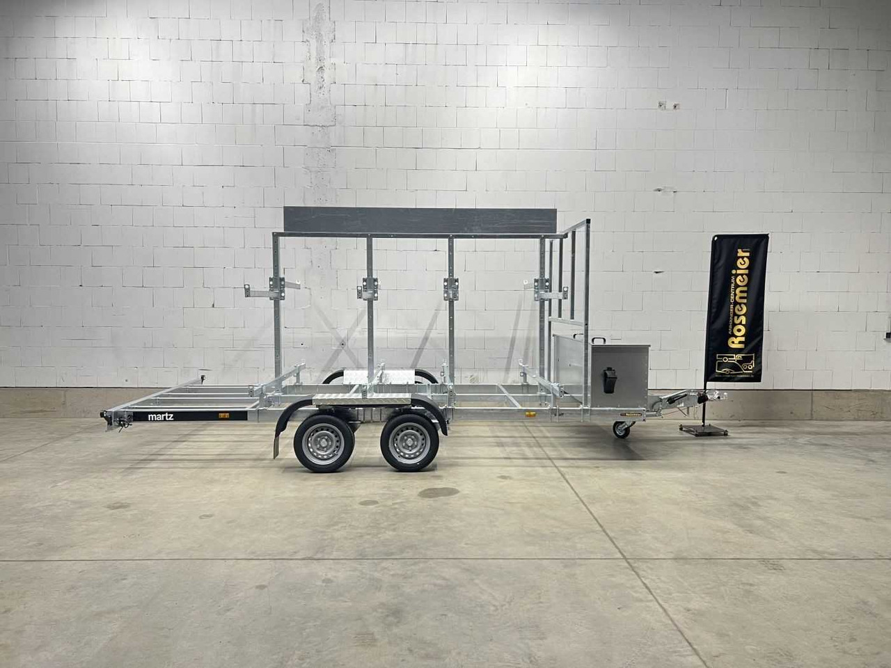 MARTZ SCAFF 480/2 S 3,5T Gerüst Kastenanhänger gebrems - Прицеп: фото 1
