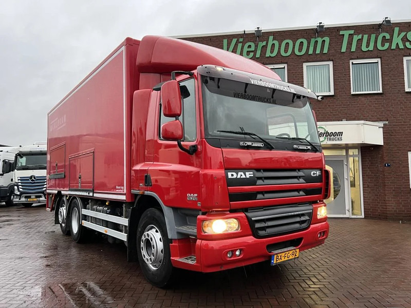Грузовик с закрытым кузовом DAF CF 75 310 6X2 MACHINETRANSPORTER 5 TONS LIFT HOLLAND TRUCK LOW KM: фото 1
