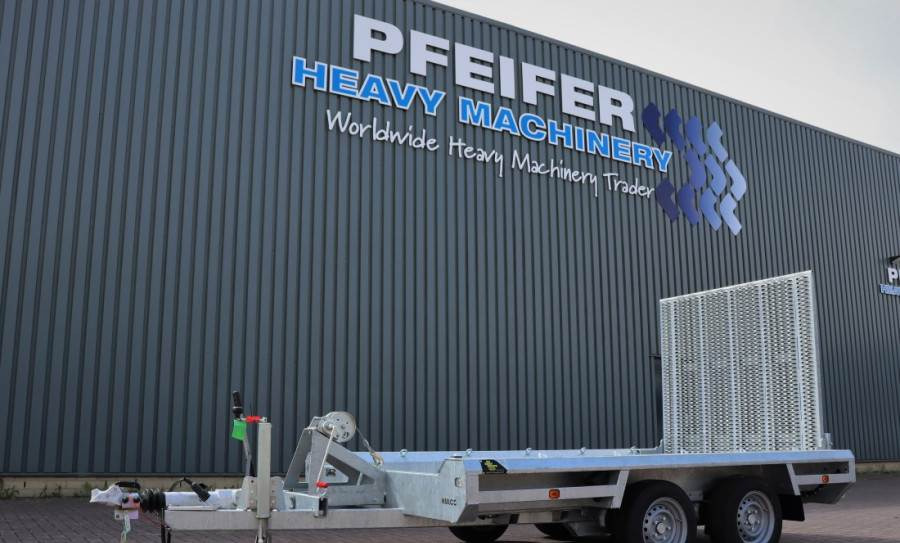 Прицеп для спецтехники Hulco Terrax-2 3500kg 2 Axel Trailer, 2.770 kg Capacity,: фото 1