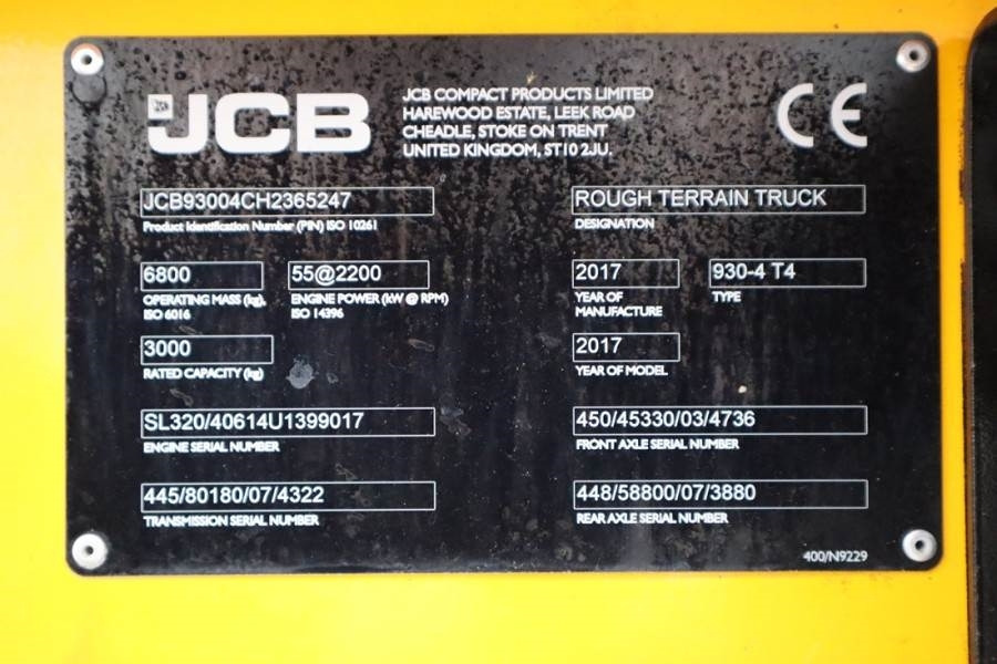 JCB 930-4 T4 Valid inspection, *Guarantee! Diesel, 4x4  в лизинг JCB 930-4 T4 Valid inspection, *Guarantee! Diesel, 4x4: фото 6