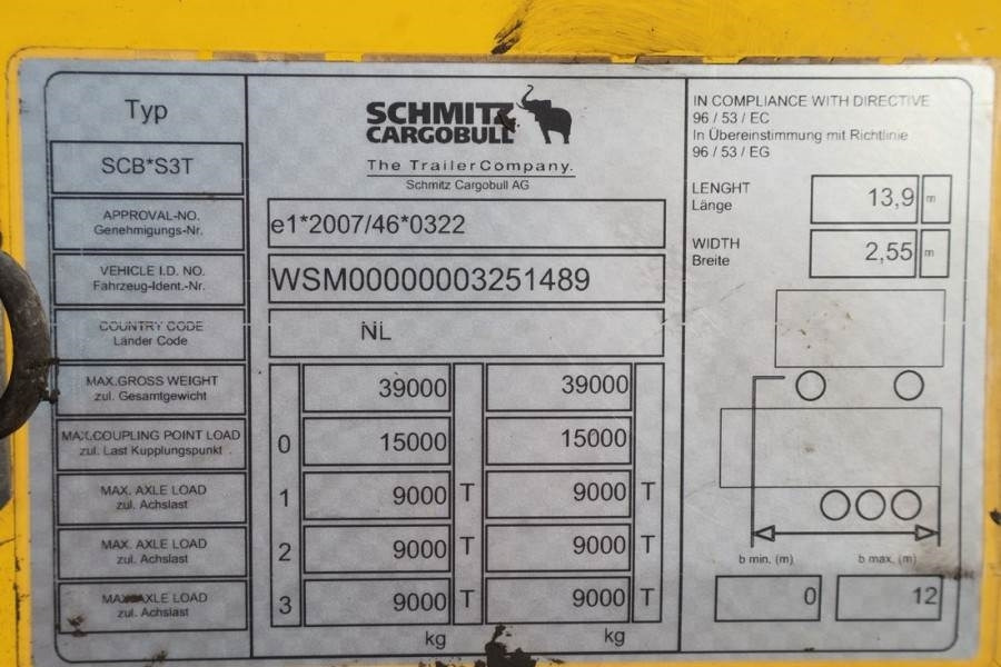 Schmitz Cargobull SCB3ST CoC Documents, TuV Loading Certif  в лизинг Schmitz Cargobull SCB3ST CoC Documents, TuV Loading Certif: фото 6