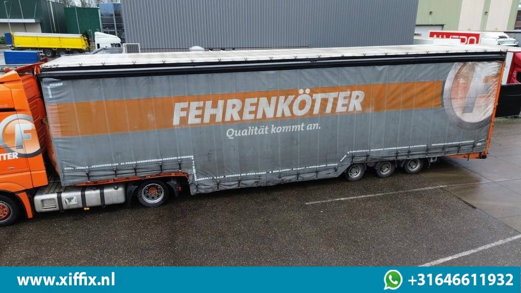 RECKER 3-ass. Dieplader met huifopbouw / Uitschuifbare laadvloer klep - Низкорамный полуприцеп: фото 1 RECKER 3-ass. Dieplader met huifopbouw / Uitschuifbare laadvloer klep - Низкорамный полуприцеп: фото 1