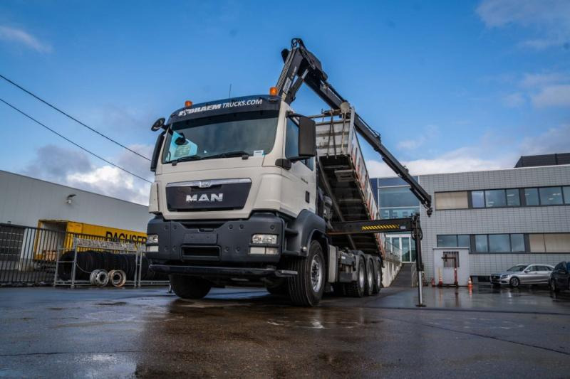 MAN TGS 35.440 BL+HIAB XS 166-E3 - Самосвал, Автоманипулятор: фото 1
