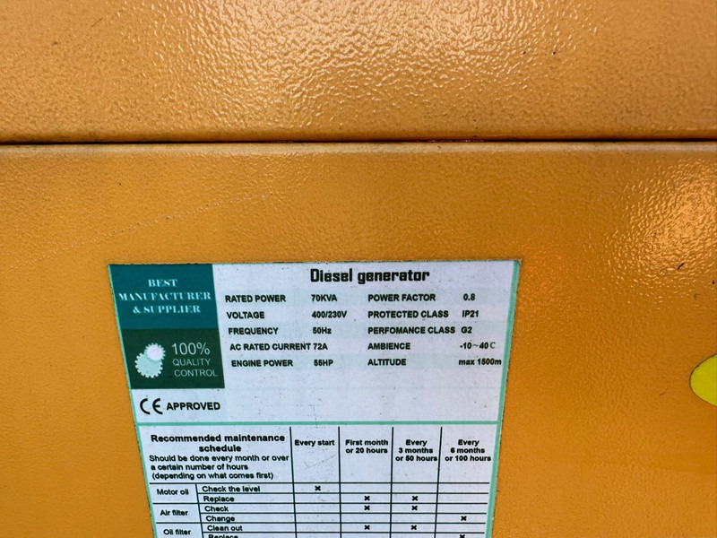 Diesel Generator Set STC-50 (NEW !!! / 62.5 KVA/ 400V / 1500 RPM / 3 PHASE / 90.3 A / 50 HZ) в лизинг Diesel Generator Set STC-50 (NEW !!! / 62.5 KVA/ 400V / 1500 RPM / 3 PHASE / 90.3 A / 50 HZ): фото 8