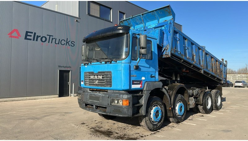 MAN 35.364 (STEEL SUSP. / 6 CYLINDER / BIG AXLE / EURO 2 / MEILLER TIPPER) - Самосвал: фото 1 MAN 35.364 (STEEL SUSP. / 6 CYLINDER / BIG AXLE / EURO 2 / MEILLER TIPPER) - Самосвал: фото 1