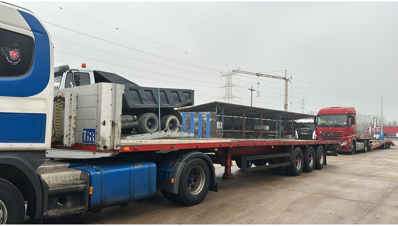 Schmitz Cargobull SPR 27 (FREINS TAMBOURS / DRUM BRAKES / BPW AXLES) - Полуприцеп бортовой/ Платформа: фото 1