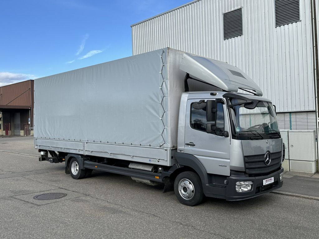 Mercedes-Benz Atego 823L Pritsche 7,2m LBW Klima Automatik - Тентованный фургон: фото 1 Mercedes-Benz Atego 823L Pritsche 7,2m LBW Klima Automatik - Тентованный фургон: фото 1