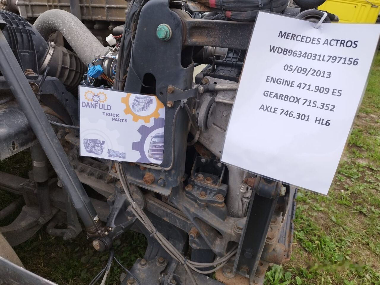 Mercedes-Benz Actros OM471   Mercedes-Benz Actros truck - Рама/ Шасси для Грузовиков: фото 1