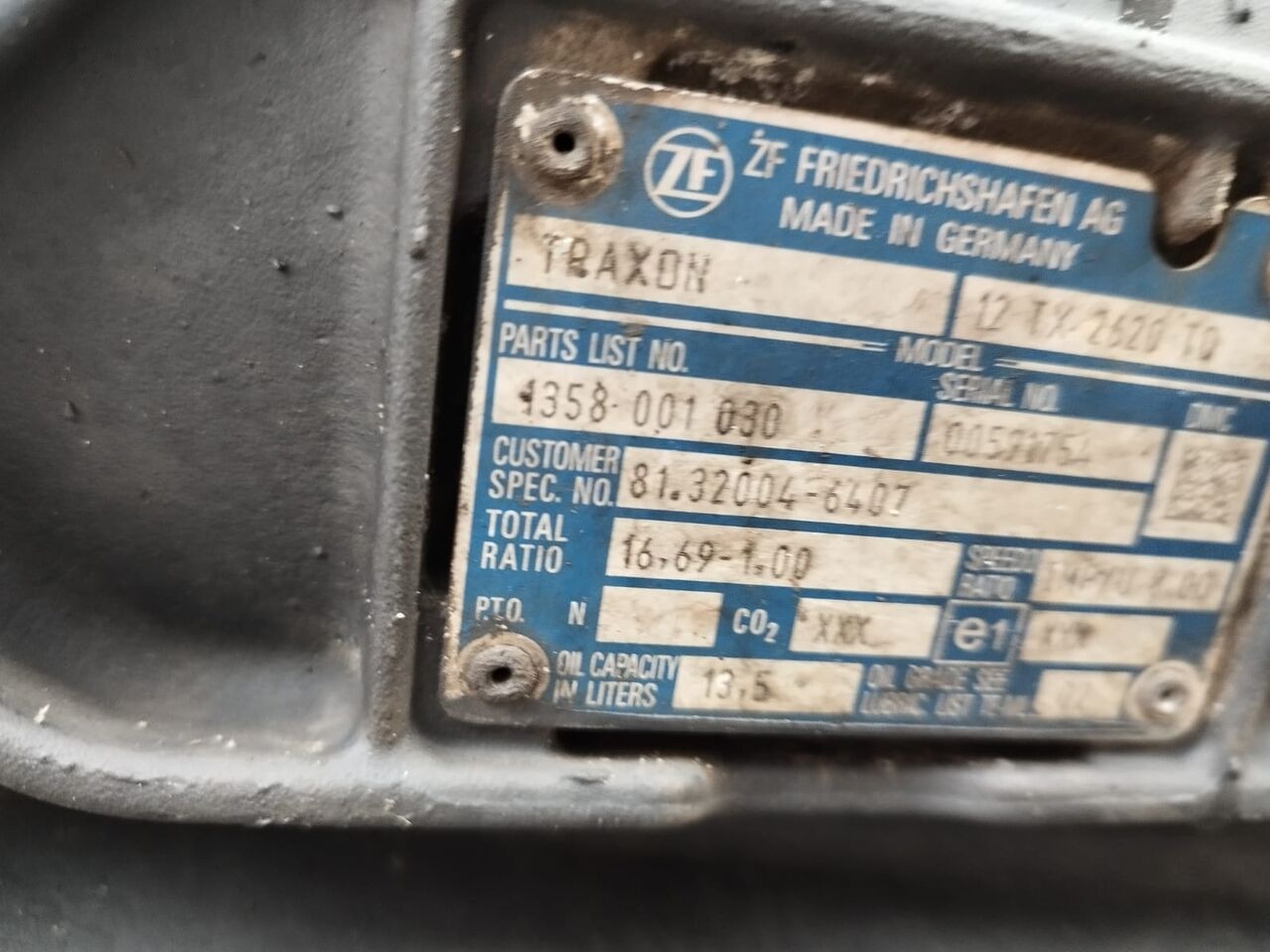 ZF Traxon 12TX2620TD MAN TGX truck - Коробка передач для Грузовиков: фото 1 ZF Traxon 12TX2620TD MAN TGX truck - Коробка передач для Грузовиков: фото 1