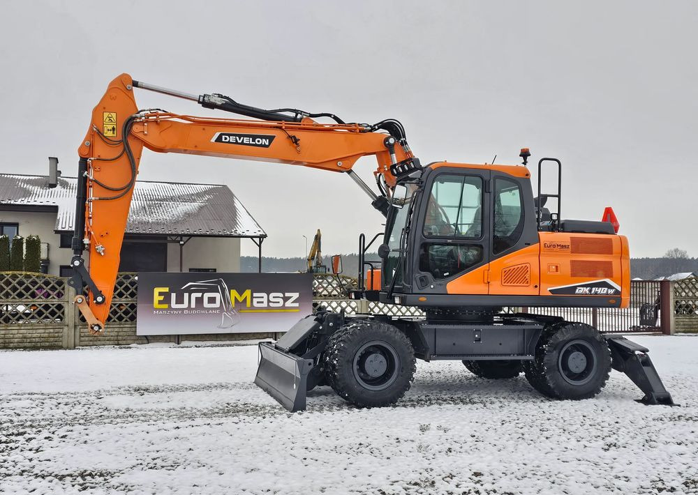 Doosan NOWY Develon DX 140W-7, PODPORY + PŁUG - Колёсный экскаватор: фото 1