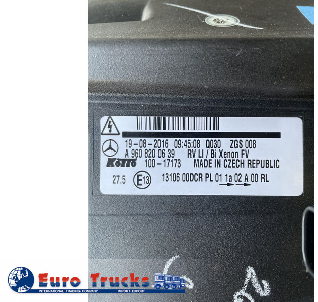 Mercedes-Benz Head light unit MP4 - Передняя фара для Грузовиков: фото 3 Mercedes-Benz Head light unit MP4 - Передняя фара для Грузовиков: фото 3