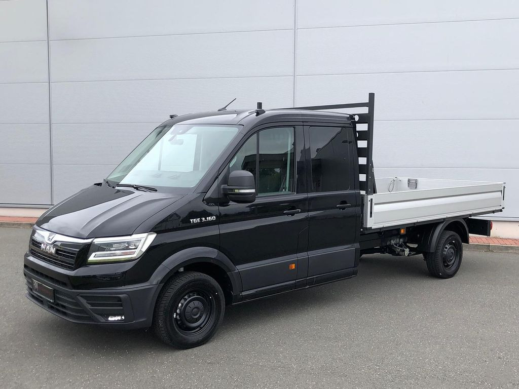 MAN TGE 3.160 Pritsche DOKA LR HECK AHK 3.5t ACC NAV - Малотоннажный бортовой грузовик, Грузопассажирский фургон: фото 1 MAN TGE 3.160 Pritsche DOKA LR HECK AHK 3.5t ACC NAV - Малотоннажный бортовой грузовик, Грузопассажирский фургон: фото 1