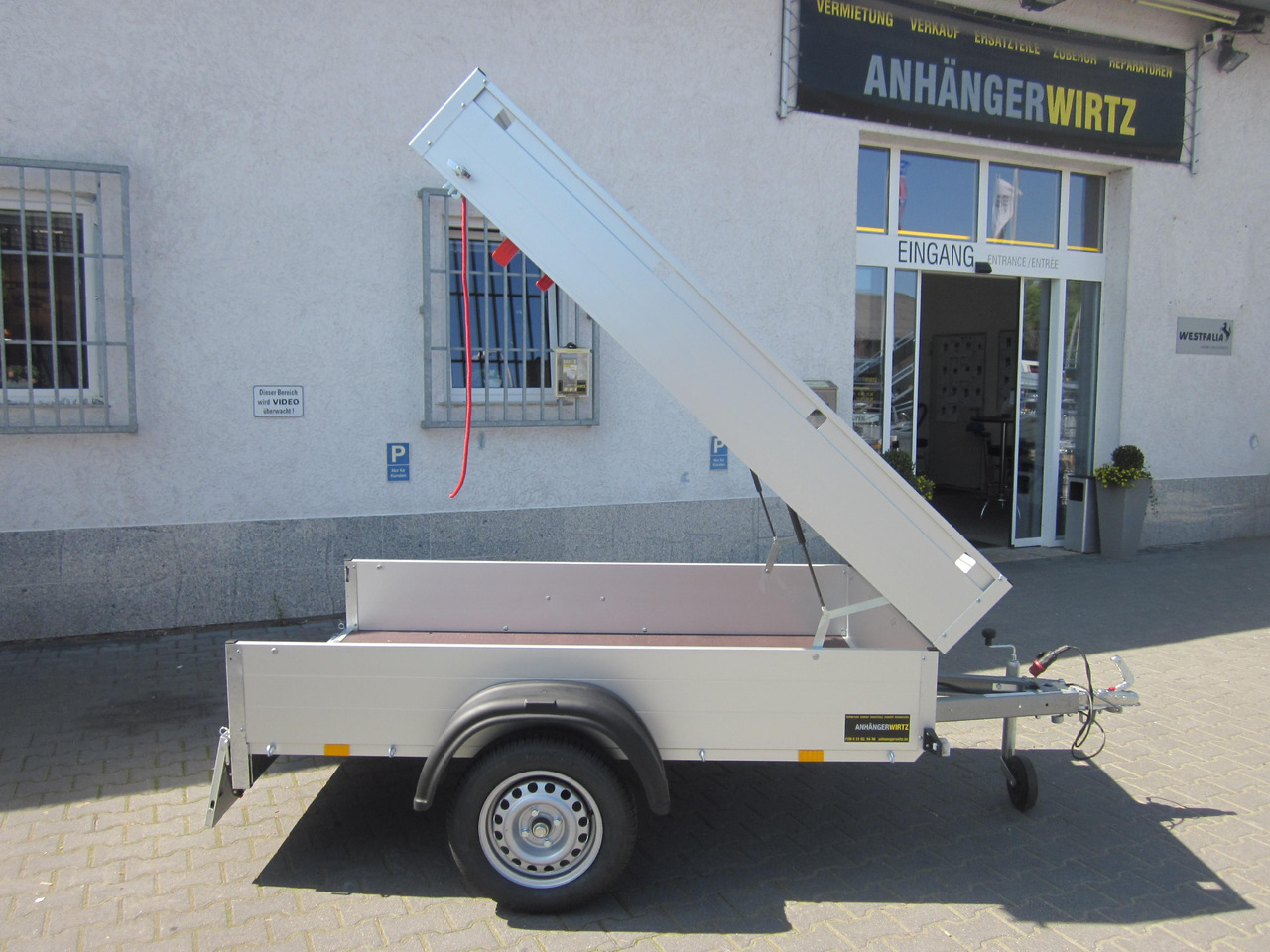 ALUBOXX Deckelanhänger GT 750 HT 211x126x48cm (XS) 750kg - Прицеп для легкового автомобиля: фото 1 ALUBOXX Deckelanhänger GT 750 HT 211x126x48cm (XS) 750kg - Прицеп для легкового автомобиля: фото 1