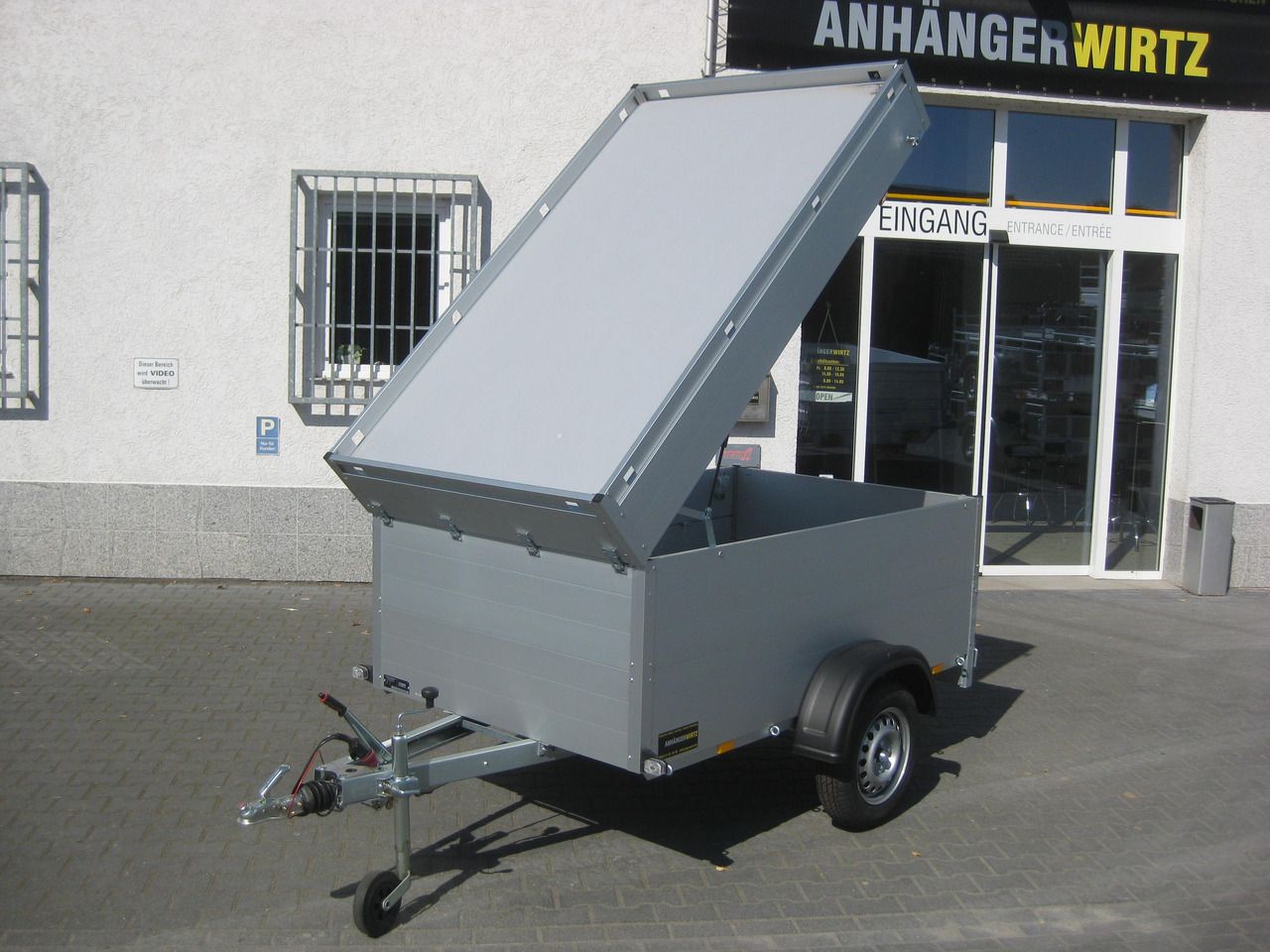 ALUBOXX Deckelanhänger GTB 750 VT1 211x126x83cm (XS) 750kg - Прицеп для легкового автомобиля: фото 1 ALUBOXX Deckelanhänger GTB 750 VT1 211x126x83cm (XS) 750kg - Прицеп для легкового автомобиля: фото 1