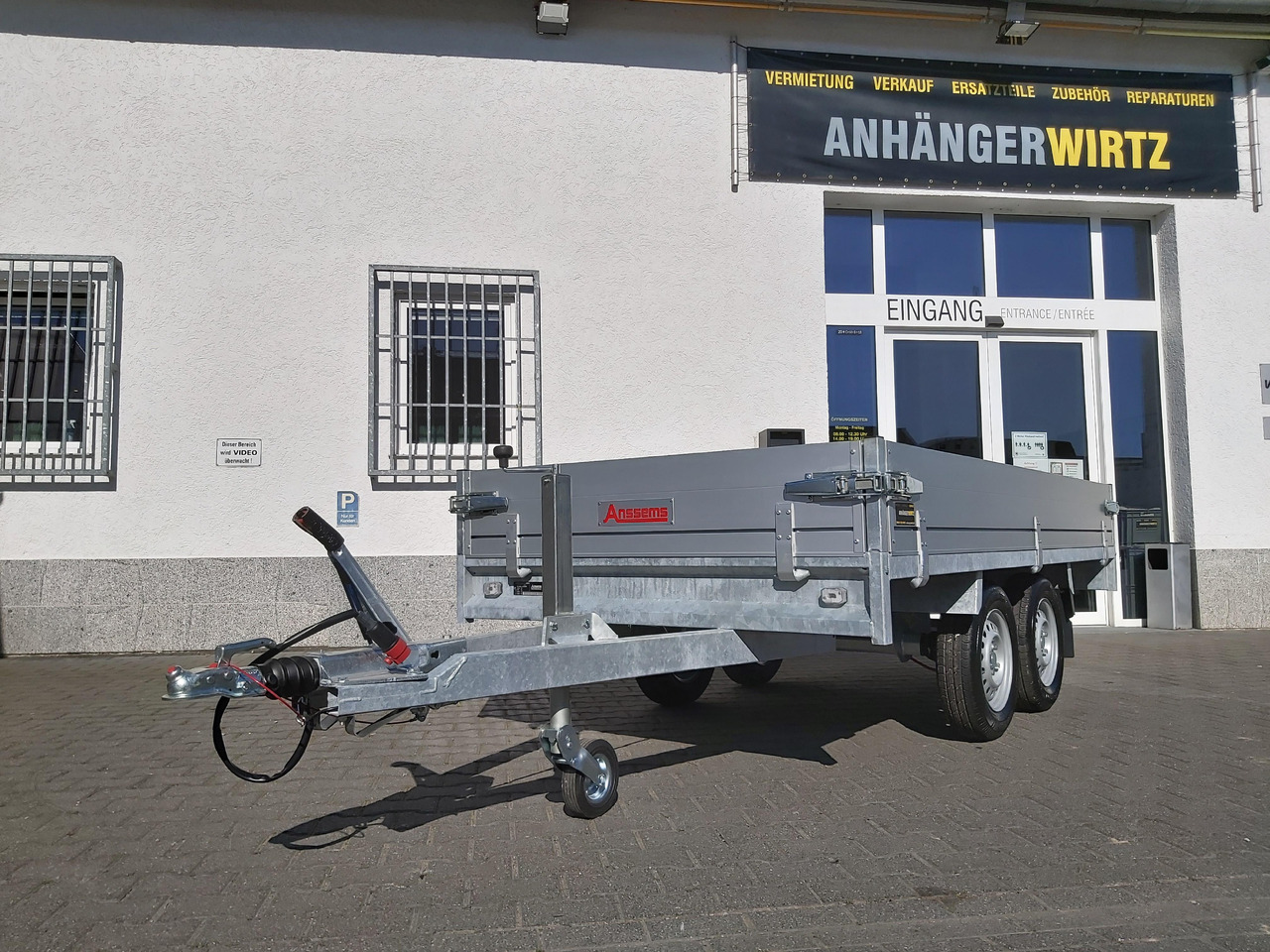 Anssems Hochlader PSX - S 2500 305x153x30cm (M) 2500kg preorder Aktion online - Прицеп бортовой/ Платформа: фото 1 Anssems Hochlader PSX - S 2500 305x153x30cm (M) 2500kg preorder Aktion online - Прицеп бортовой/ Платформа: фото 1
