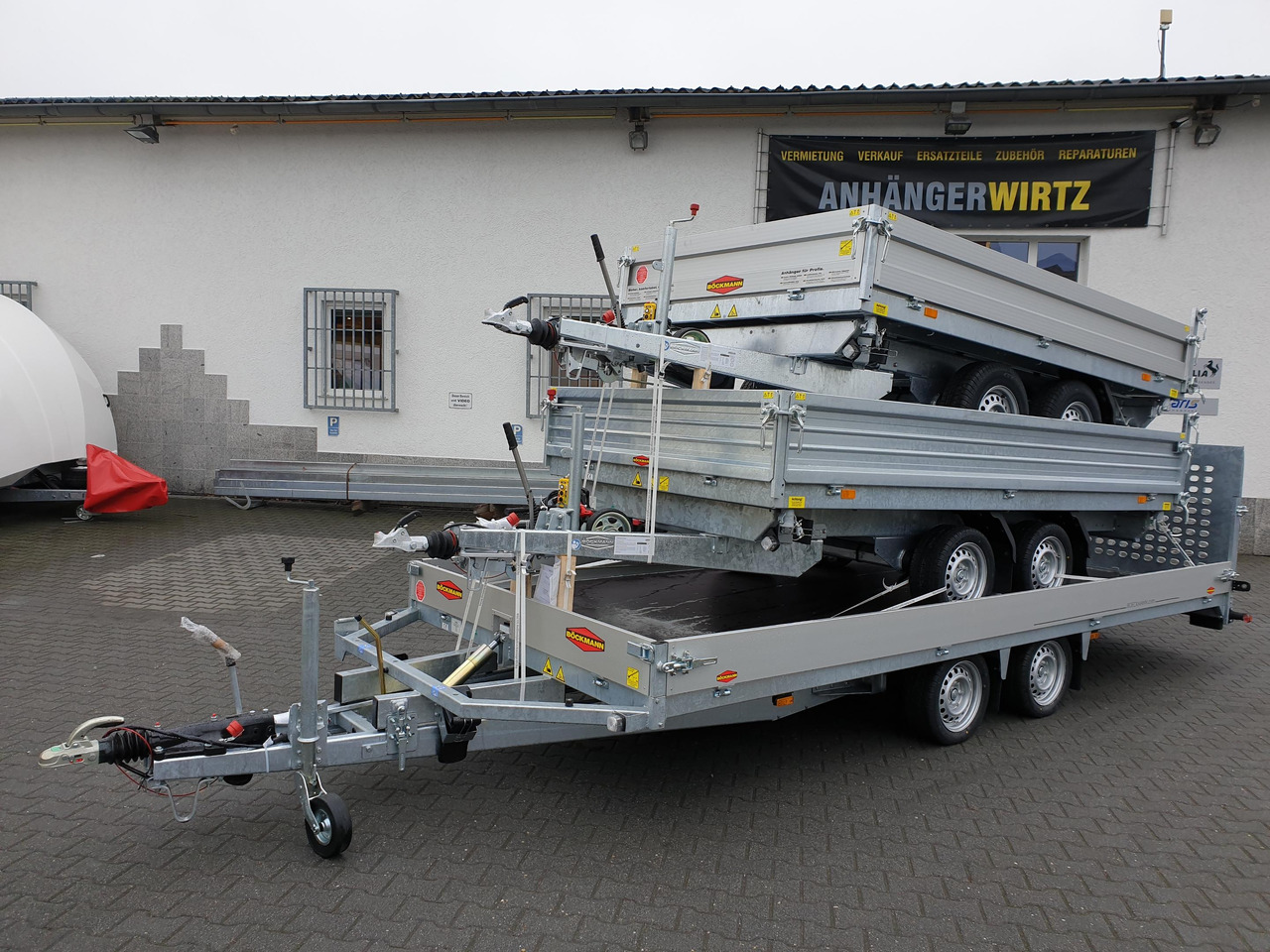 Böckmann MH AL 5020/35 500x208x20cm easyload 13" (XXL) 3500kg Modell 23 preorder - Прицеп бортовой/ Платформа: фото 1