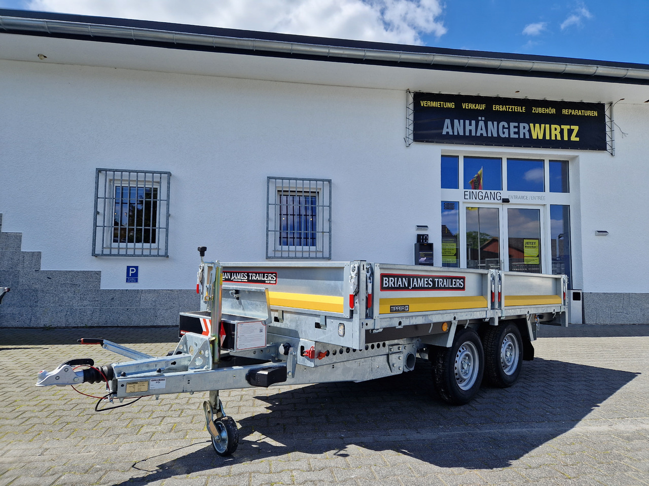 Brian James Trailer CarGO Tipper 2 elektrisch 310x160x30cm Stahlbordwände geteilt Hecktür 2700kg - Самосвальный прицеп: фото 1 Brian James Trailer CarGO Tipper 2 elektrisch 310x160x30cm Stahlbordwände geteilt Hecktür 2700kg - Самосвальный прицеп: фото 1