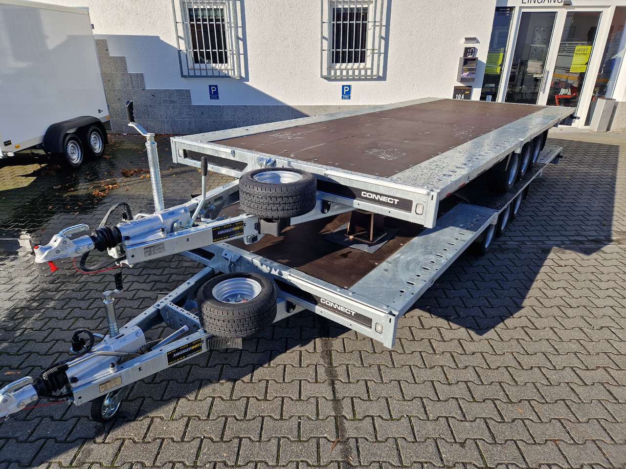Brian James Trailer Connect 550x229cm blackline Plattform Tridem 10" 3500kg (XXL) - Прицеп бортовой/ Платформа: фото 1