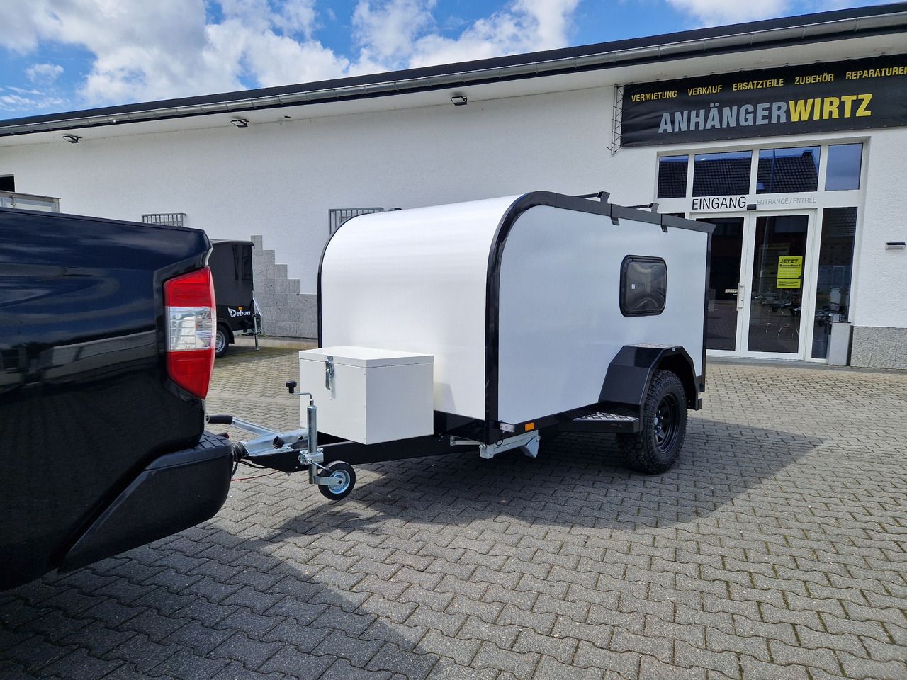 Cargo Base Camp offroad M 290x148x128cm Solar Akku 12 Volt Reeling 1350kg 100km/H - Прицеп-дача (кемпер): фото 1 Cargo Base Camp offroad M 290x148x128cm Solar Akku 12 Volt Reeling 1350kg 100km/H - Прицеп-дача (кемпер): фото 1