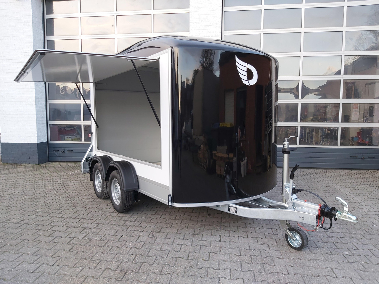 Cargo Roadster 500 312x167x199cm Sandwich Poly schwarz Seitenklappe Seitentür Pullman 100 km/H - Торговый прицеп: фото 1