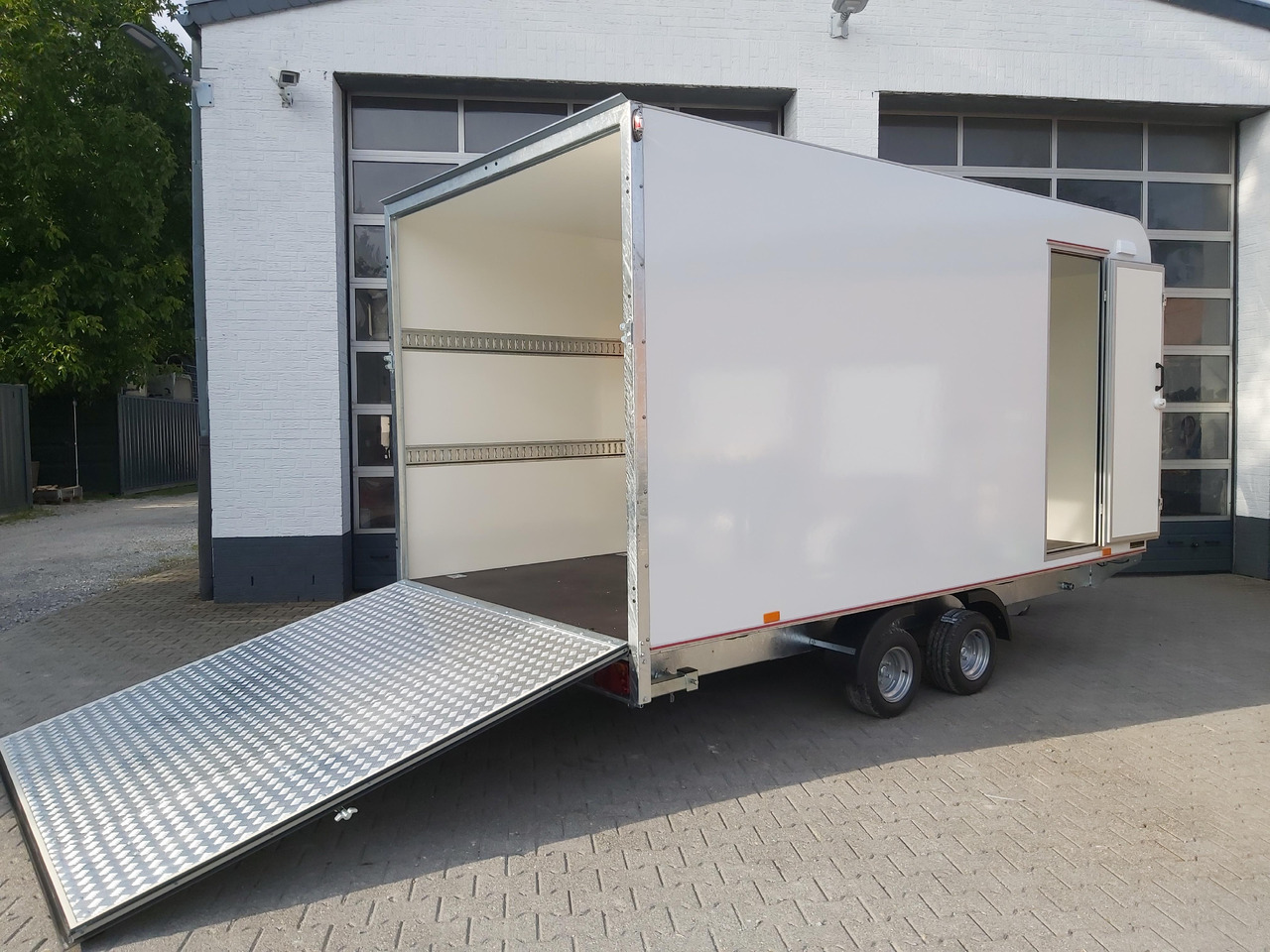 Hochlader Koffer TFSP 420T.01 420x220x210cm aero Zurrsys. Seitentür Heckrampe 10" 100km/H 2700kg - Прицеп-фургон: фото 1 Hochlader Koffer TFSP 420T.01 420x220x210cm aero Zurrsys. Seitentür Heckrampe 10" 100km/H 2700kg - Прицеп-фургон: фото 1