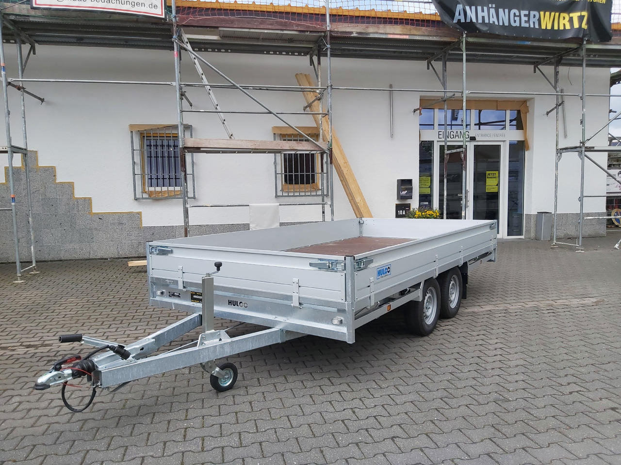 MEDAX - 2 3000 405x203x30cm 12" niedrig Fahrwerk (XL) 3000kg - Прицеп бортовой/ Платформа: фото 1