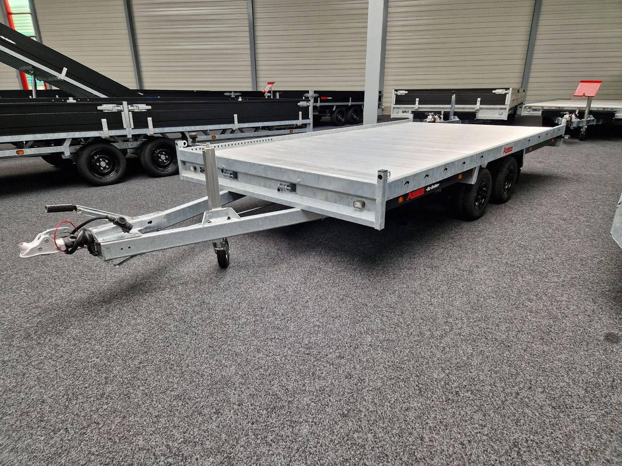 MSX 3000 Go Getter Multitransporter 405x200cm Aluboden Alufelgen black LED Beleuchtung 10" 3000kg - Прицеп для мотоцикла: фото 1