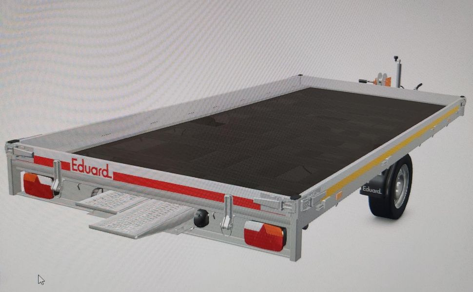 Multi Transporter 310x180x10cm Alurampen Heckstützen Seilwinde 13" (M) 1800kg Januar Aktion - Прицеп для легкового автомобиля: фото 1 Multi Transporter 310x180x10cm Alurampen Heckstützen Seilwinde 13" (M) 1800kg Januar Aktion - Прицеп для легкового автомобиля: фото 1