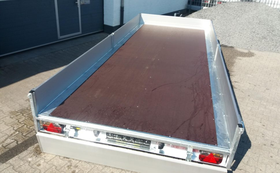 Multitransporter 556x220x30cm Auffahrrampen Alu Seilwinde Lfh: 63cm (XXL+) 3500kg - Прицеп для спецтехники: фото 1