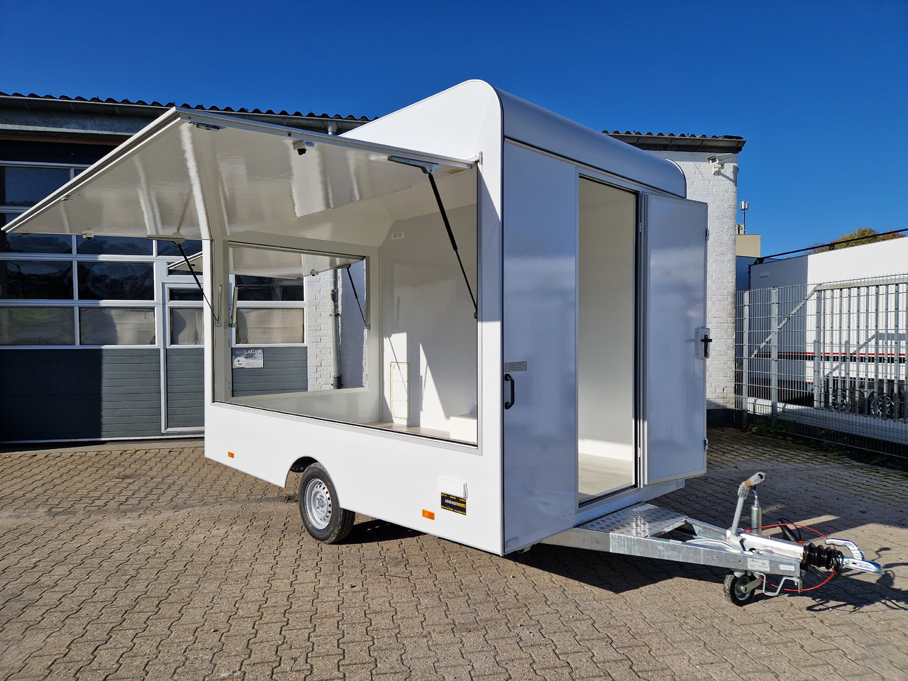 Торговый прицеп Verkaufsanhänger VK 362 200 aero retro 360cm 2 Klappen 230 V IL 1300kg: фото 1