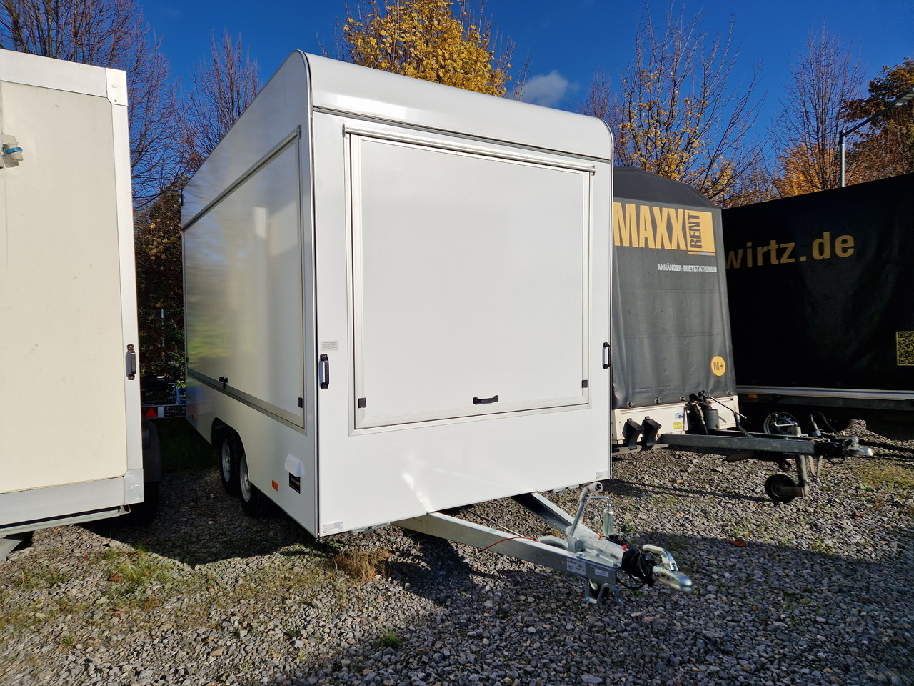 Verkaufsanhänger VK 422 200 aero retro 420x200x230cm 2 Verkaufsklappen Hecktür 2000kg - Торговый прицеп: фото 1